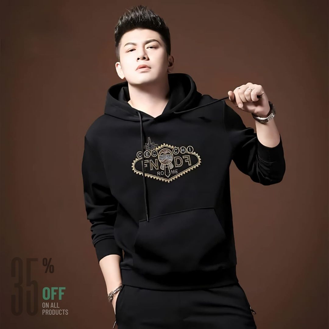 Premium Cotton DTF Hoodie for Men | Stylish Winter Hoodie | Export Quality