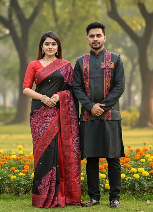 Sharee Panjabi Couple Set – Offer Price 1650 | Driver Fashion Naogaon