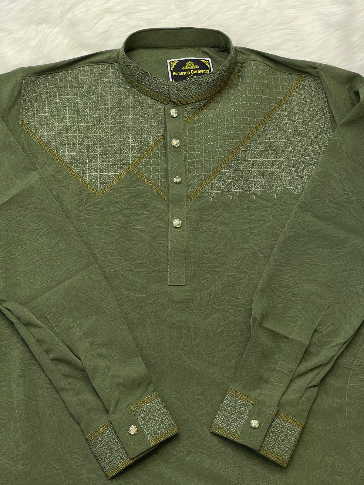 Sequence Embroidery Panjabi | Premium Iron Free Panjabi in Bangladesh